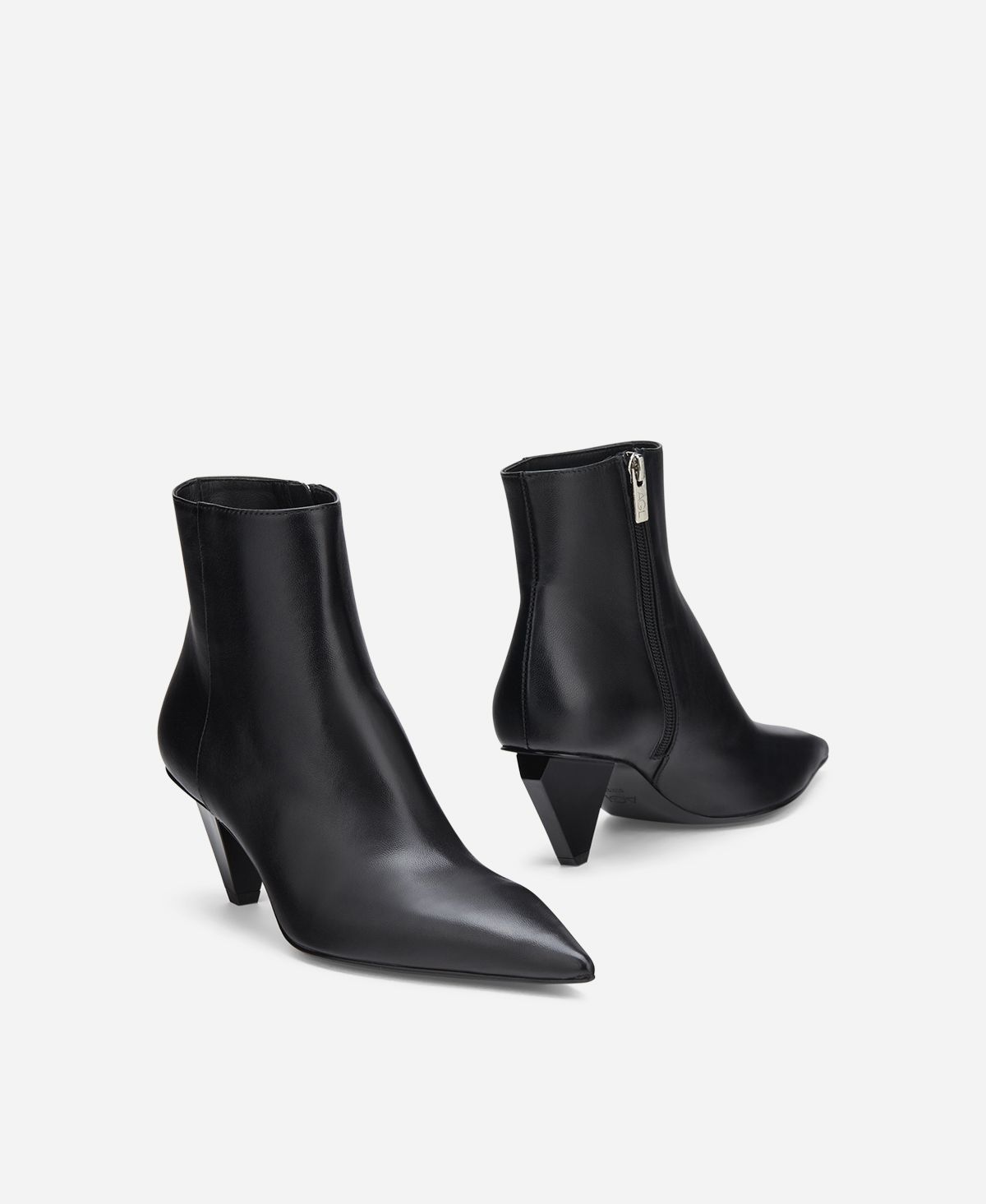 Agl Stivaletto in pelle Nero KNIFE BOOTIE Economico