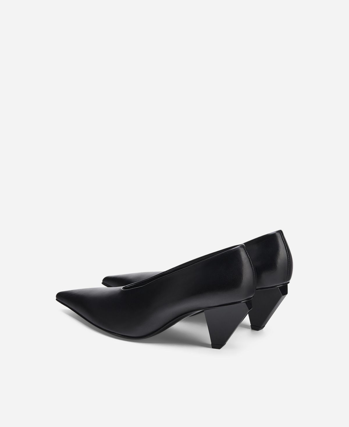 Agl Décolleté in pelle Nero KNIFE PUMP Online