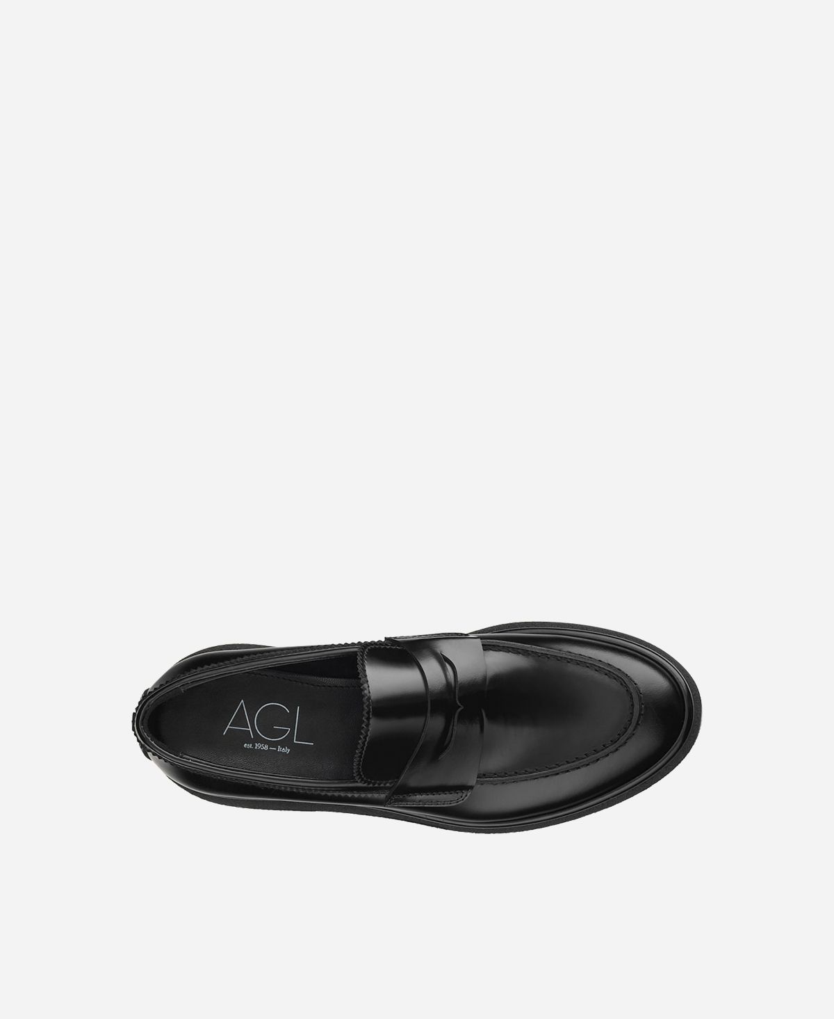 Agl Mocassino con para Nero ALISON R MOC 2025