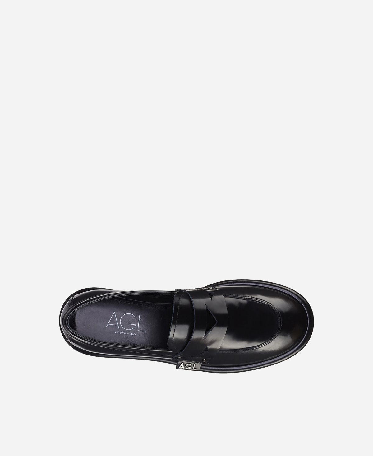 Agl Mocassino in pelle Nero ALISON MOC Online