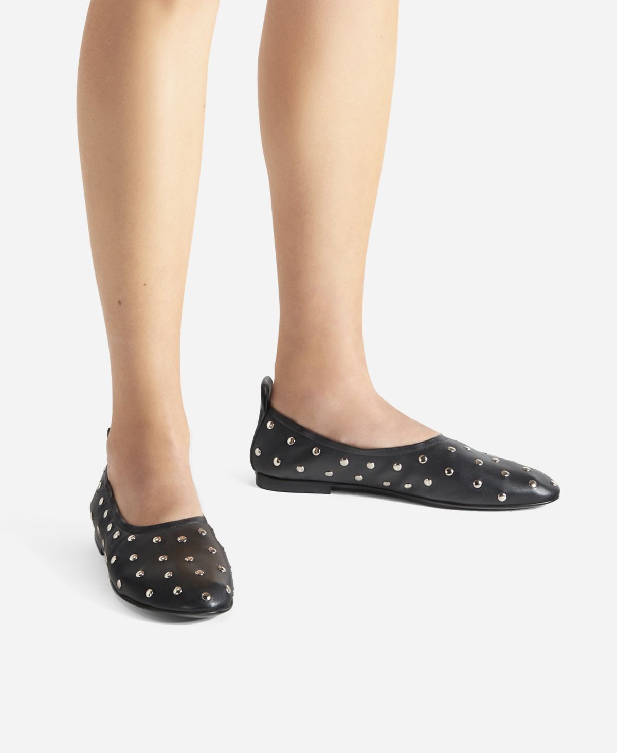 Agl Ballerina con borchie Nero Milly Soft Spedizione Gratuita