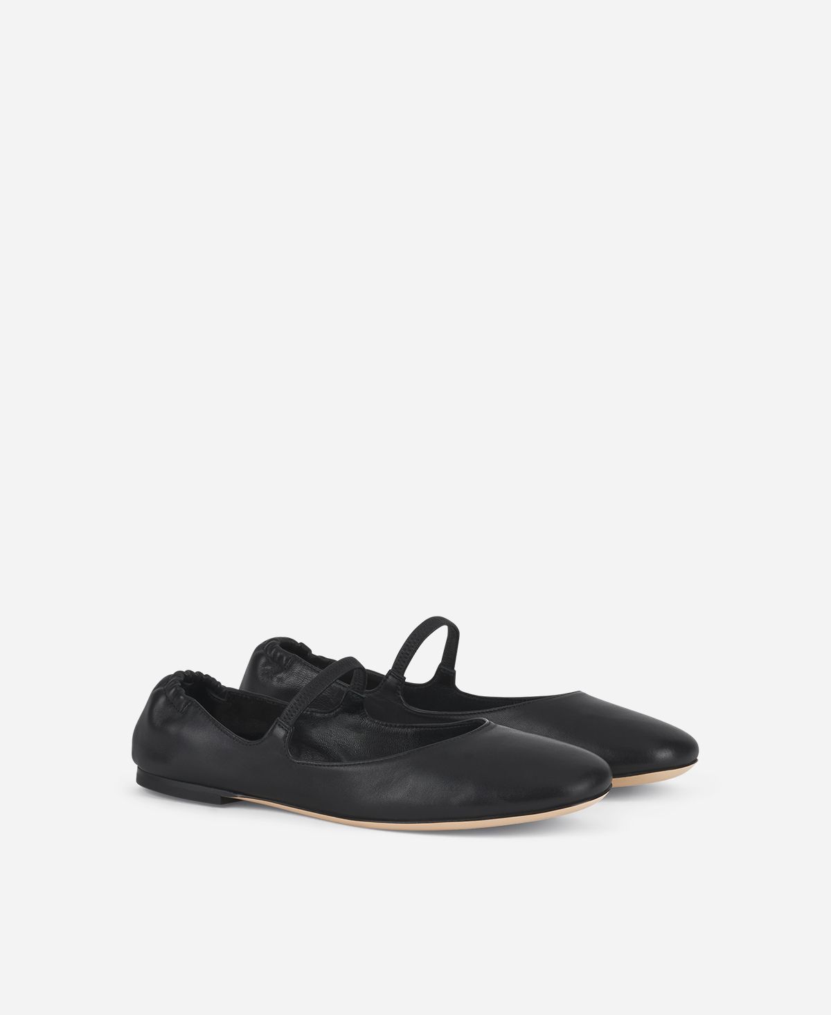 Agl Ballerina in pelle Nero Iris Pezzi Unici