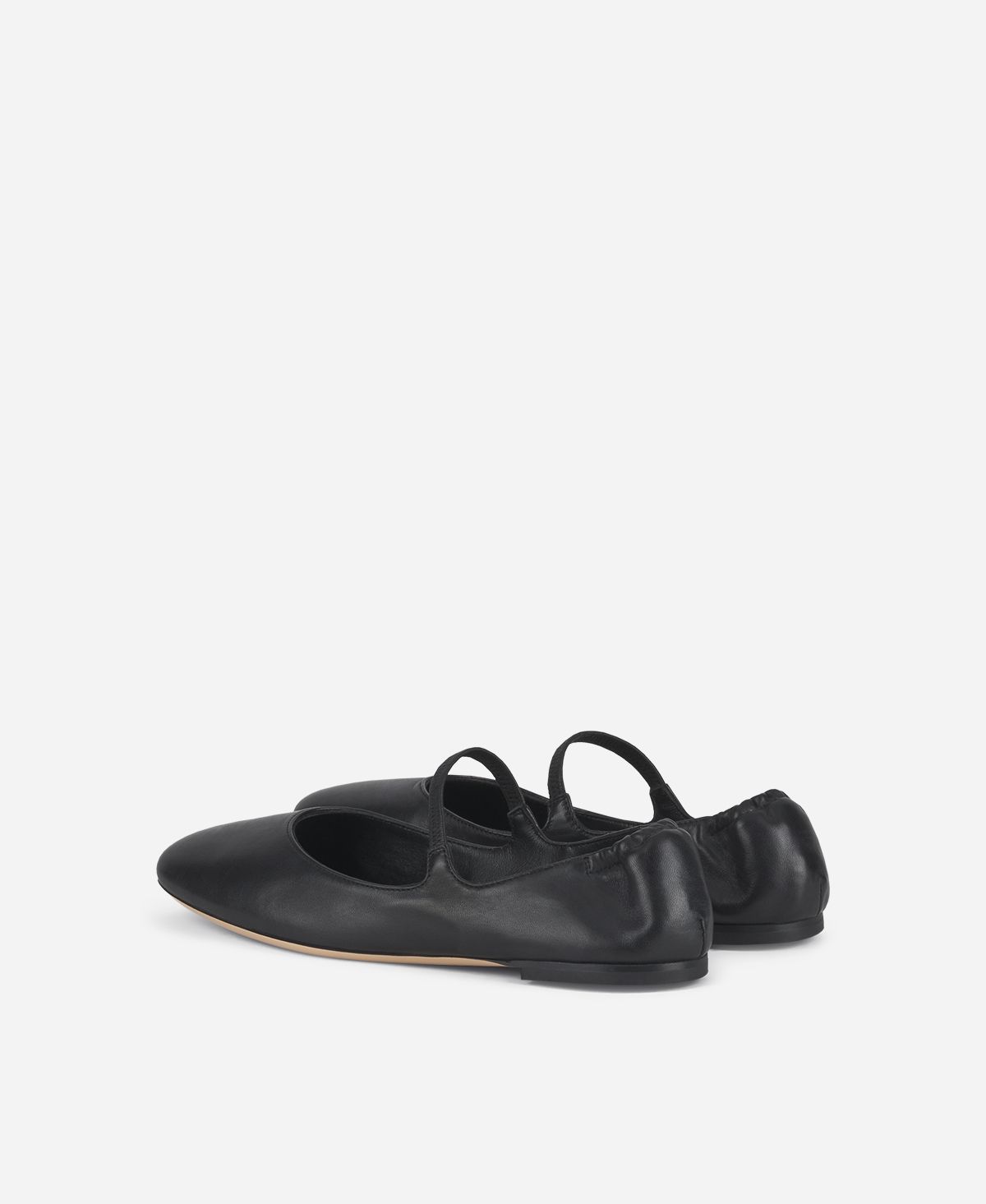 Agl Ballerina in pelle Nero Iris Pezzi Unici