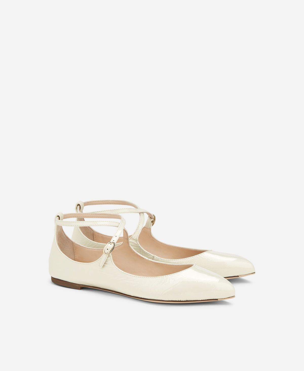 Agl Ballerina in pelle Crema Softy Ballet Qualità Garantita