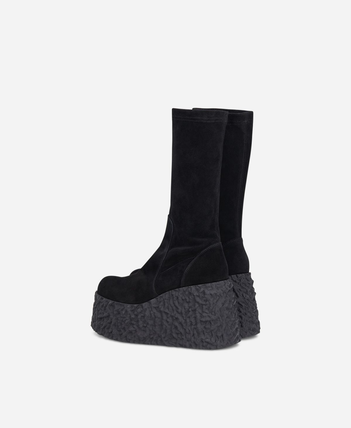 Agl Stivale in nappa stretch Nero velour LAVA STRETCH Promozione Limitata