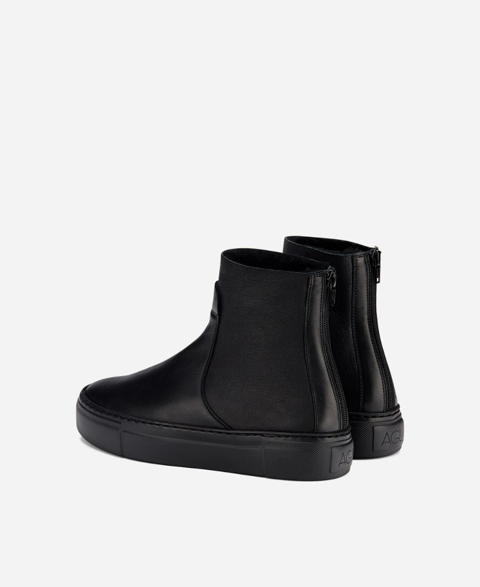 Agl Sneaker con shearling Nero MEGHAN WARM Shopping Online