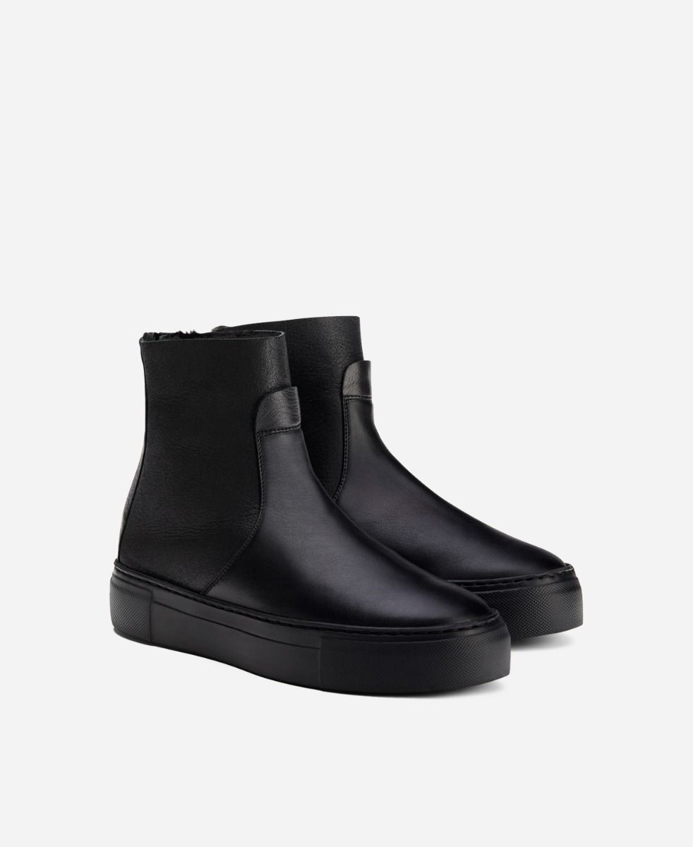 Agl Sneaker con shearling Nero MEGHAN WARM Shopping Online