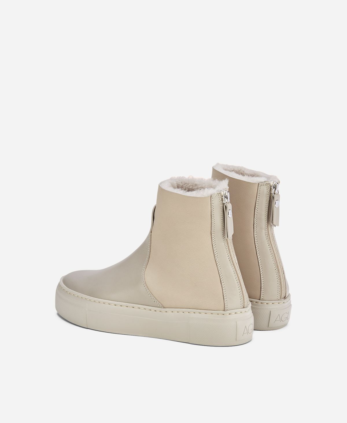 Agl Sneaker con shearling Crema MEGHAN WARM Novità