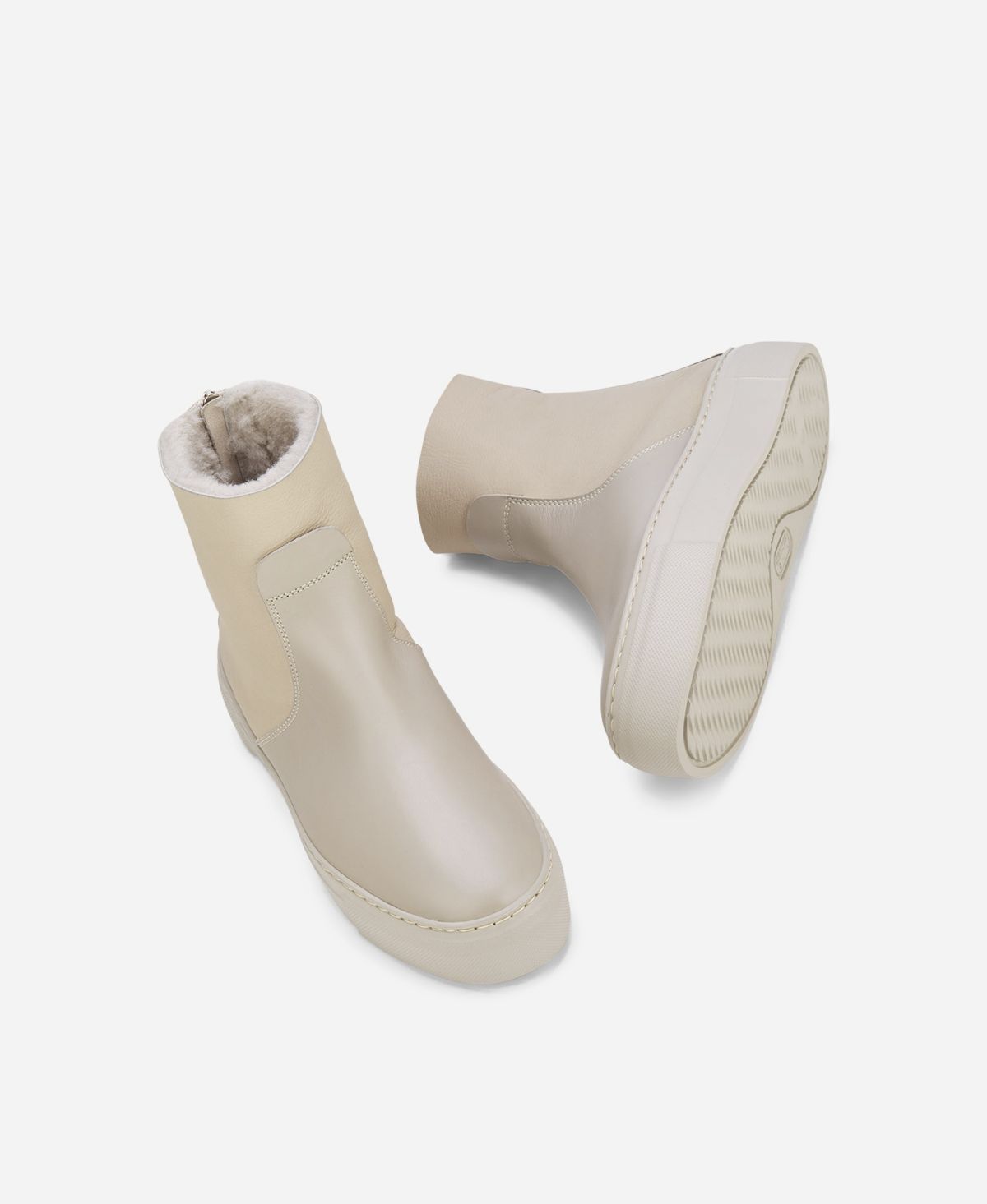 Agl Sneaker con shearling Crema MEGHAN WARM Novità
