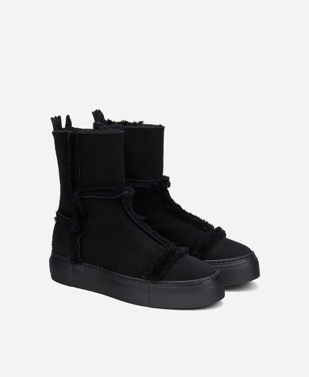 Agl Sneaker in montone Nero ROSY Offerta