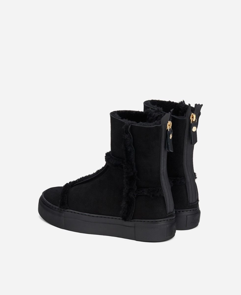 Agl Sneaker in montone Nero ROSY Offerta