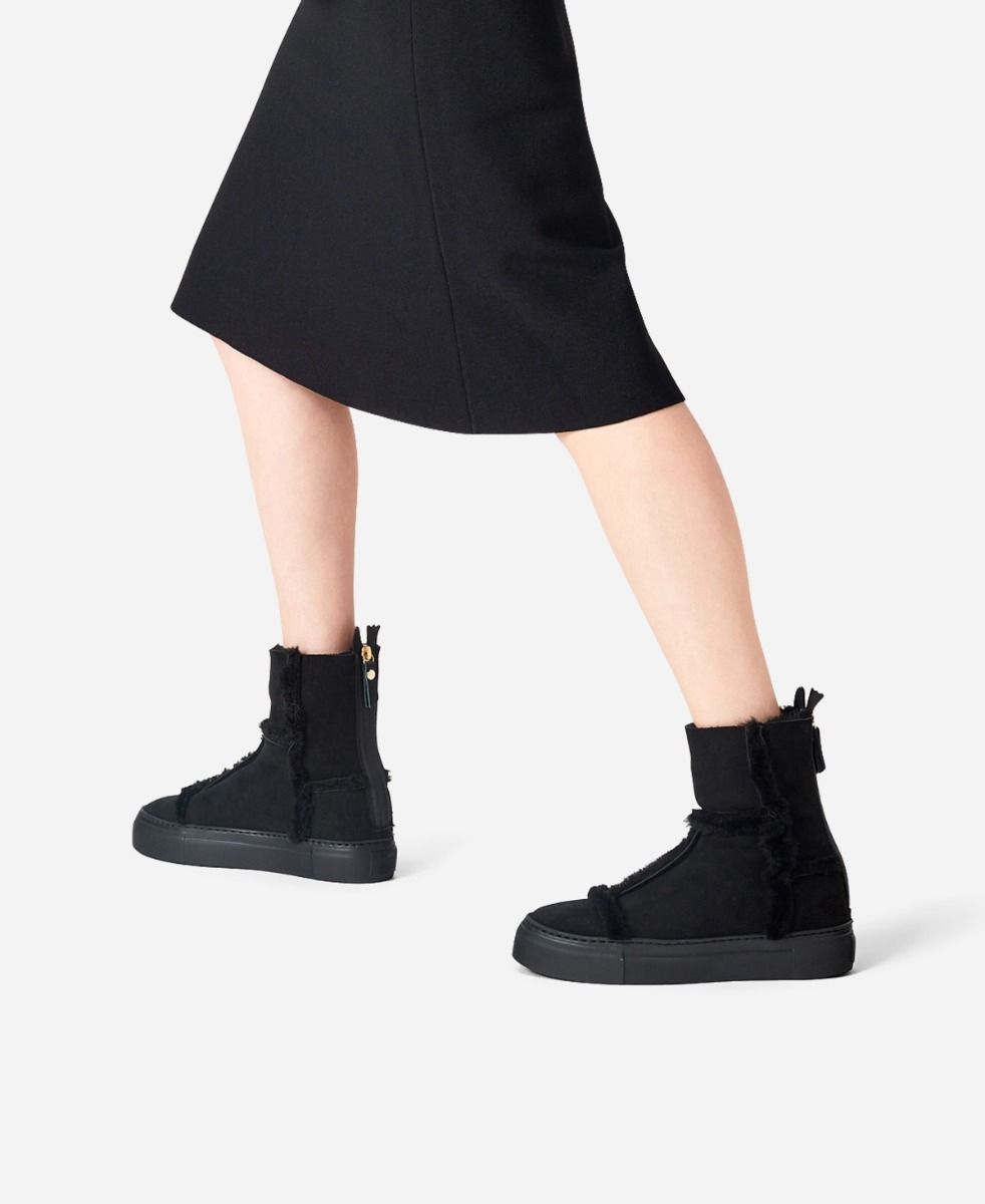 Agl Sneaker in montone Nero ROSY Offerta