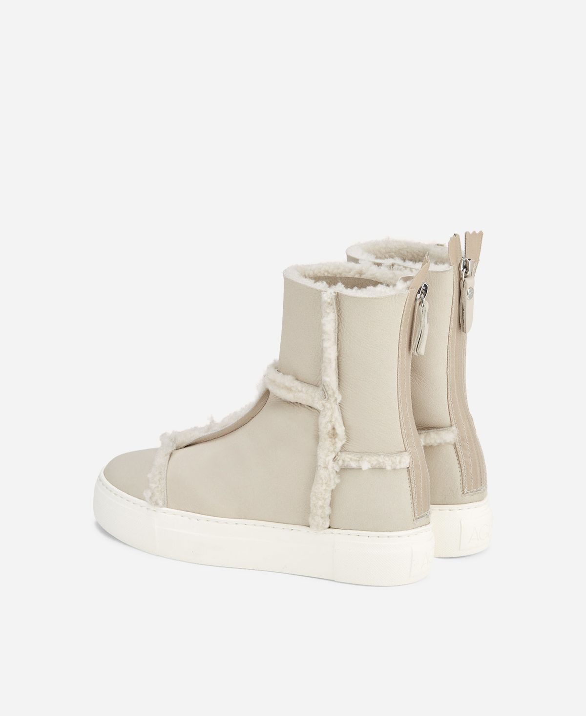Agl Sneaker in montone Avorio ROSY Economico