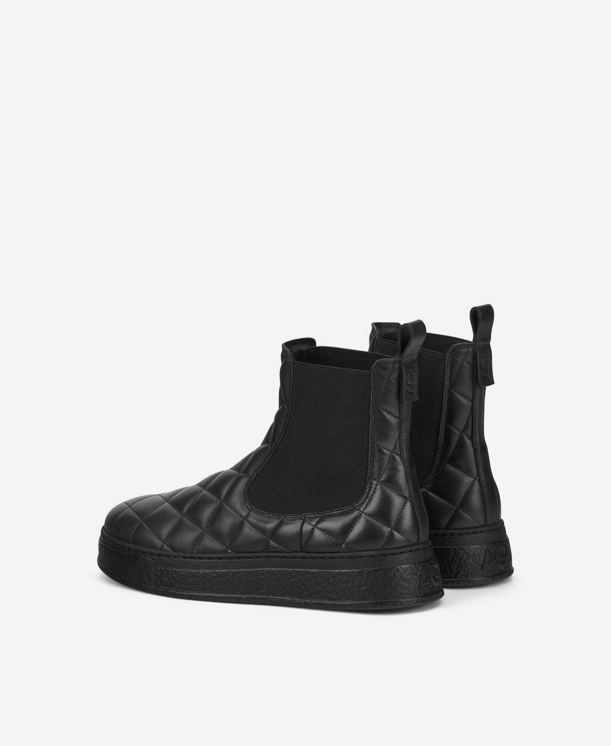 Agl Stivaletto matelassé Nero Giuly Beat In Vendita