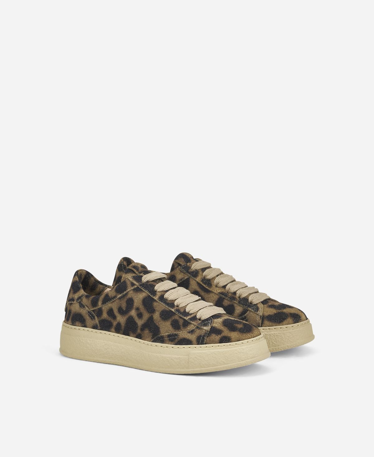 Agl Sneaker animalier Stampa leopard Giuly Lace up Saldi