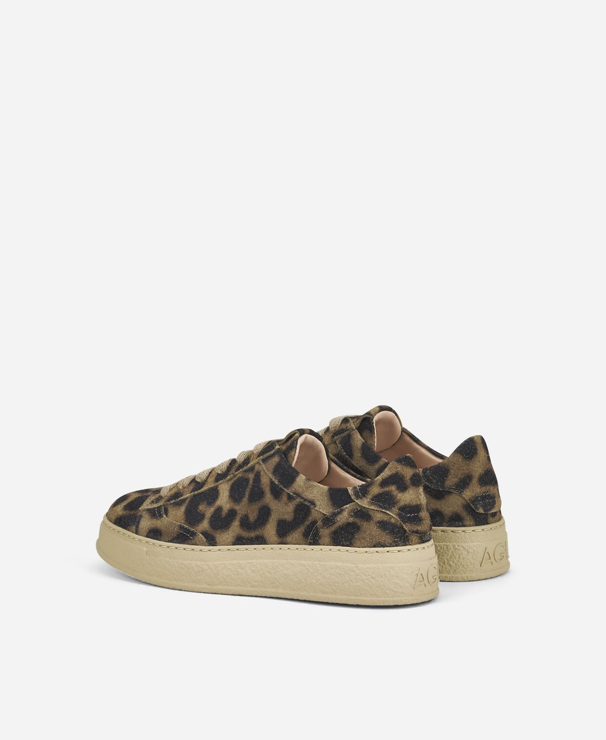 Agl Sneaker animalier Stampa leopard Giuly Lace up Saldi