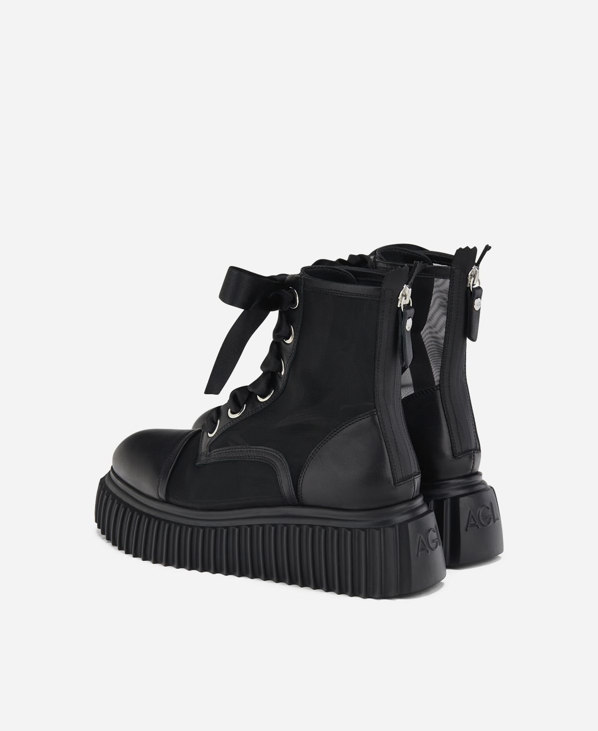 Agl Stivaletto con rete Nero Iggy Ghost Hotsell