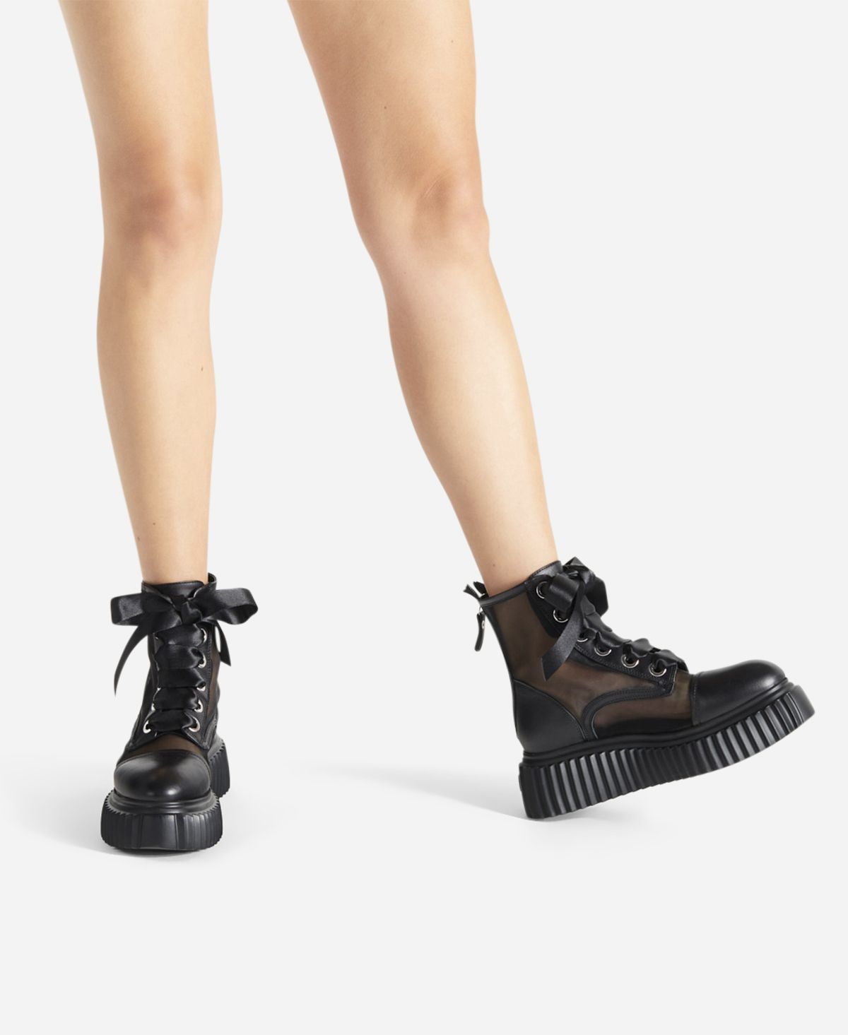 Agl Stivaletto con rete Nero Iggy Ghost Hotsell