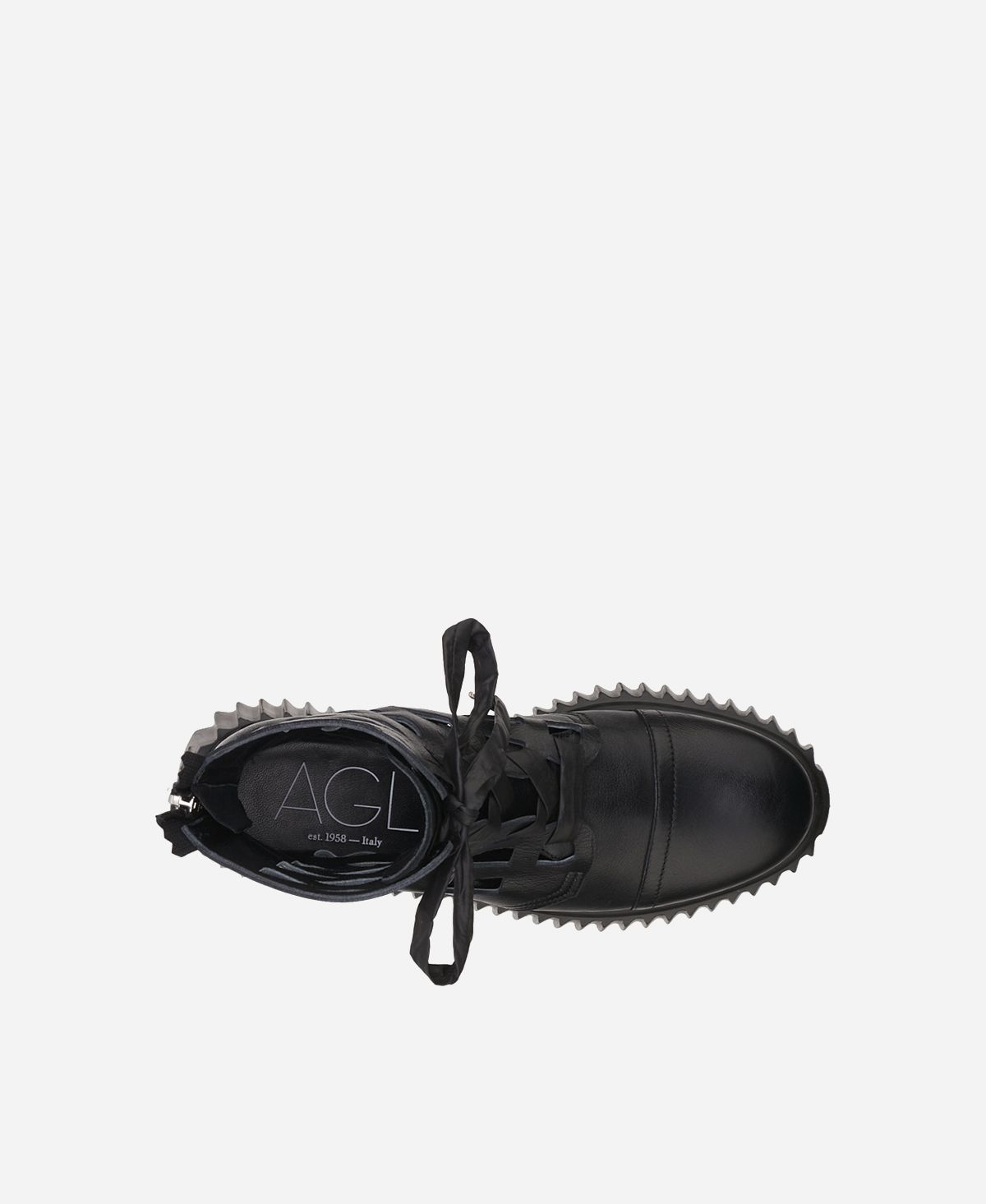 Agl Stivaletto in pelle laserata Nero Viggy Cyber Monday