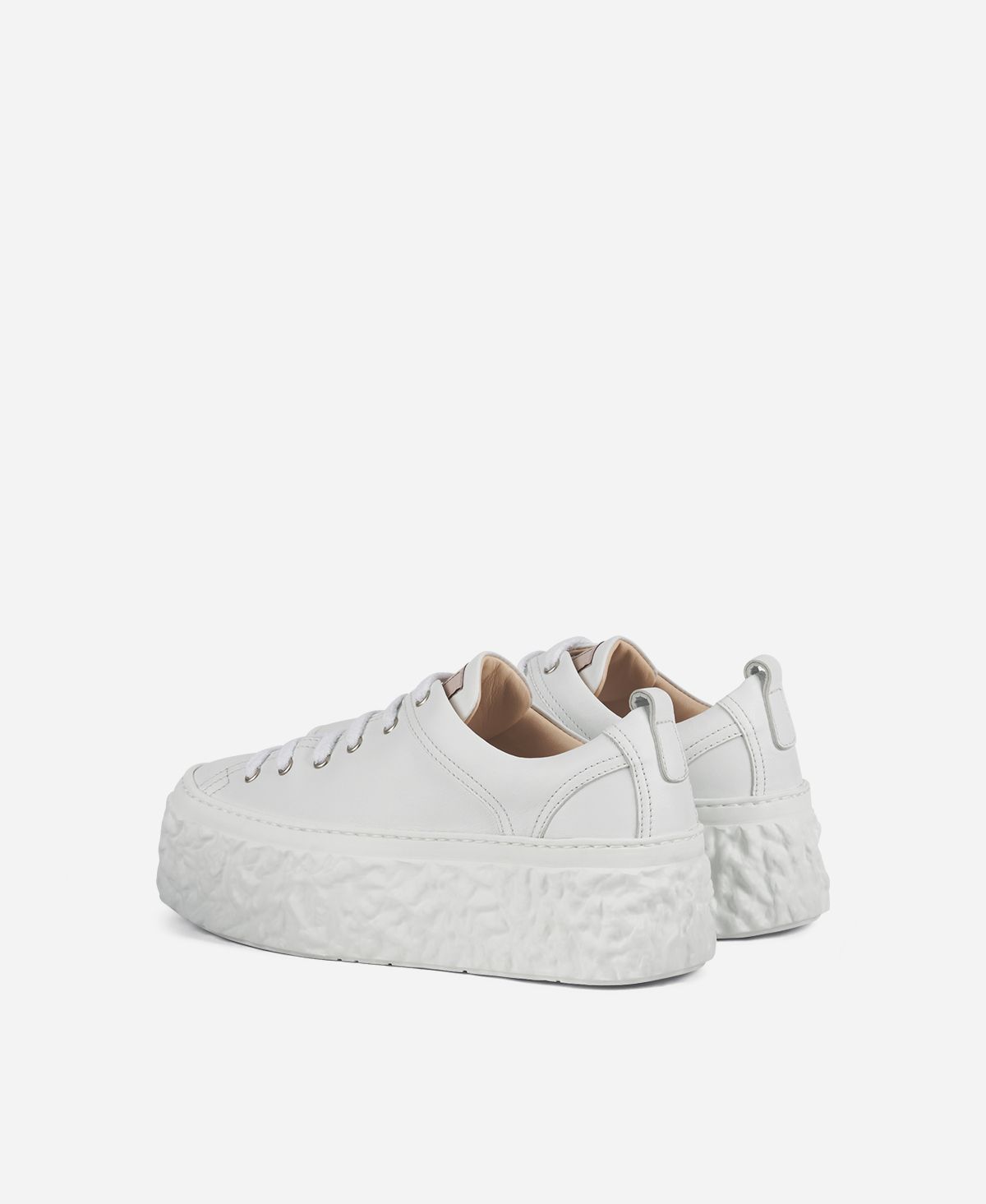 Agl Sneaker con platform Bianco Magma Saldi Di Fabbrica