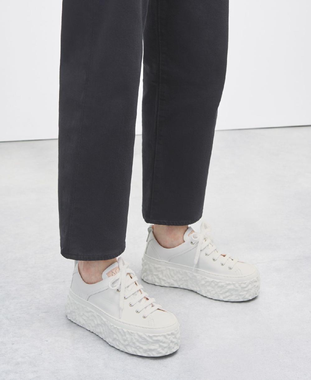 Agl Sneaker con platform Bianco Magma Saldi Di Fabbrica
