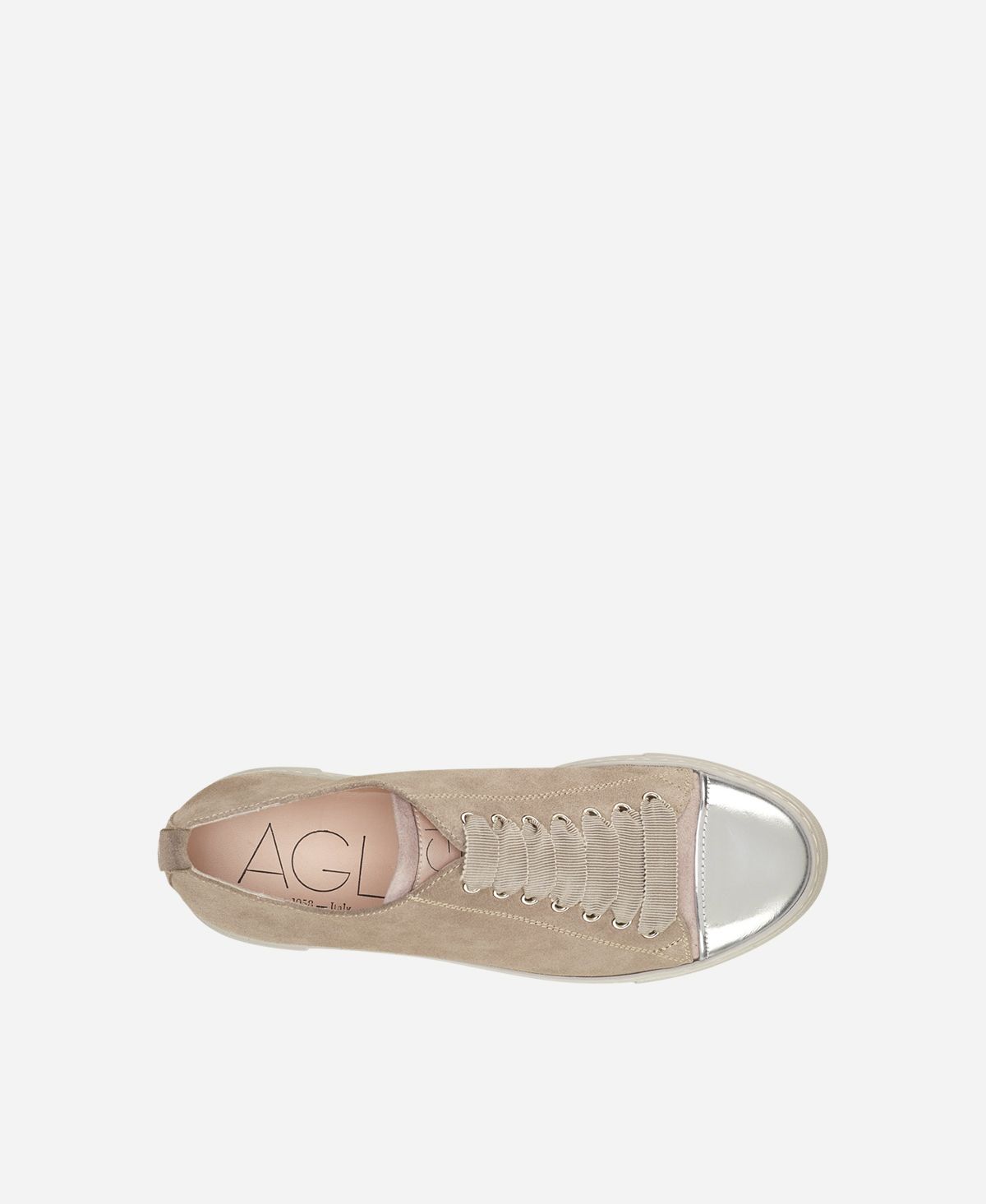Agl Sneaker con puntina Tortora MOLLIE Moda