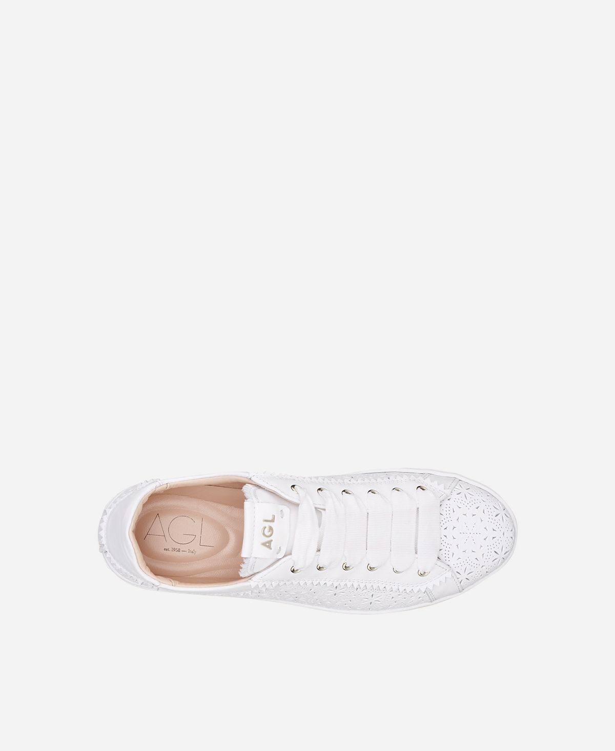 Agl Sneaker perforata Bianco Sade Spring Italy