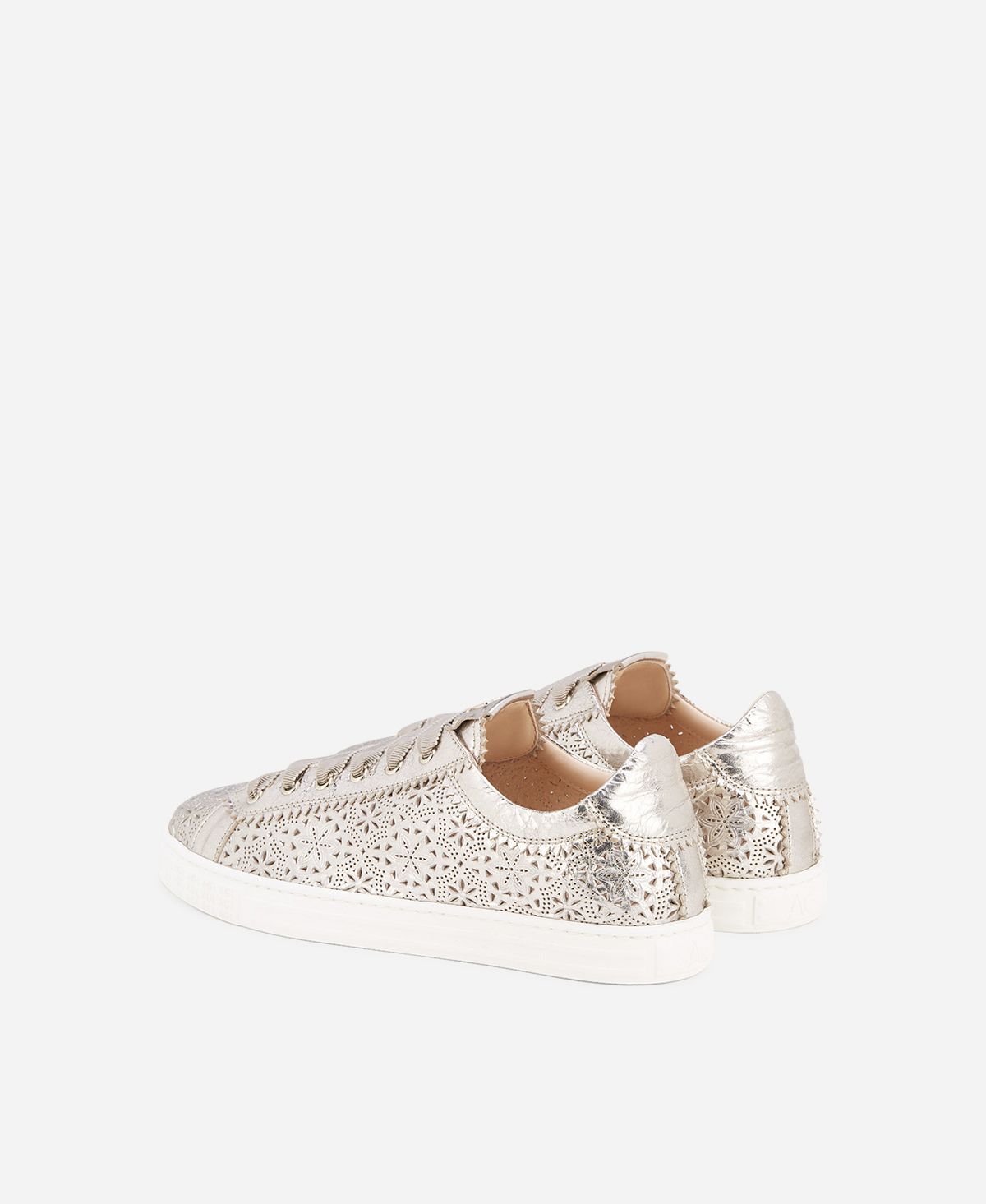 Agl Sneaker perforata Platino Sade Spring Italia