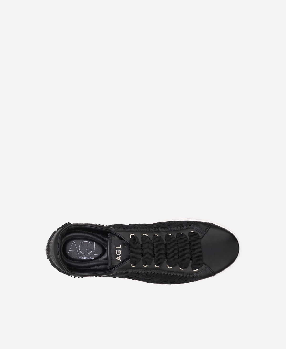 Agl Sneaker in pizzo Nero Sade Fabric 2025