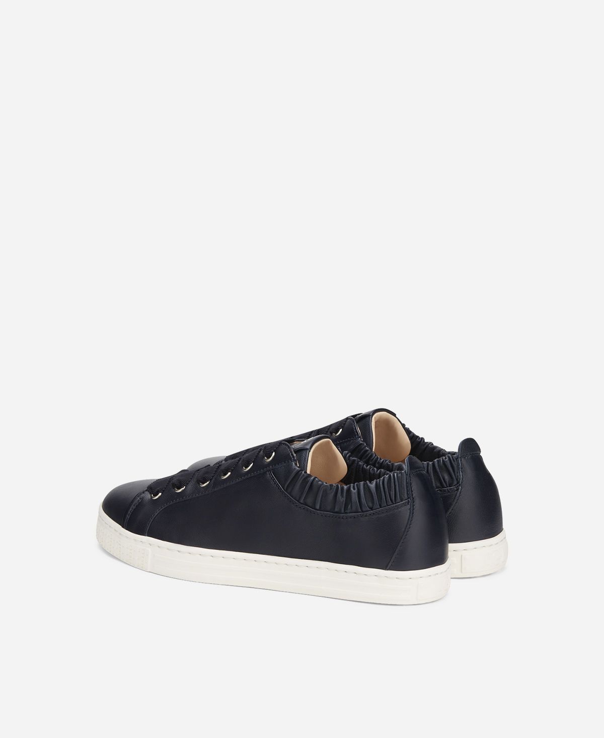 Agl Sneaker in pelle con elastico Blu SUZIE Qualità