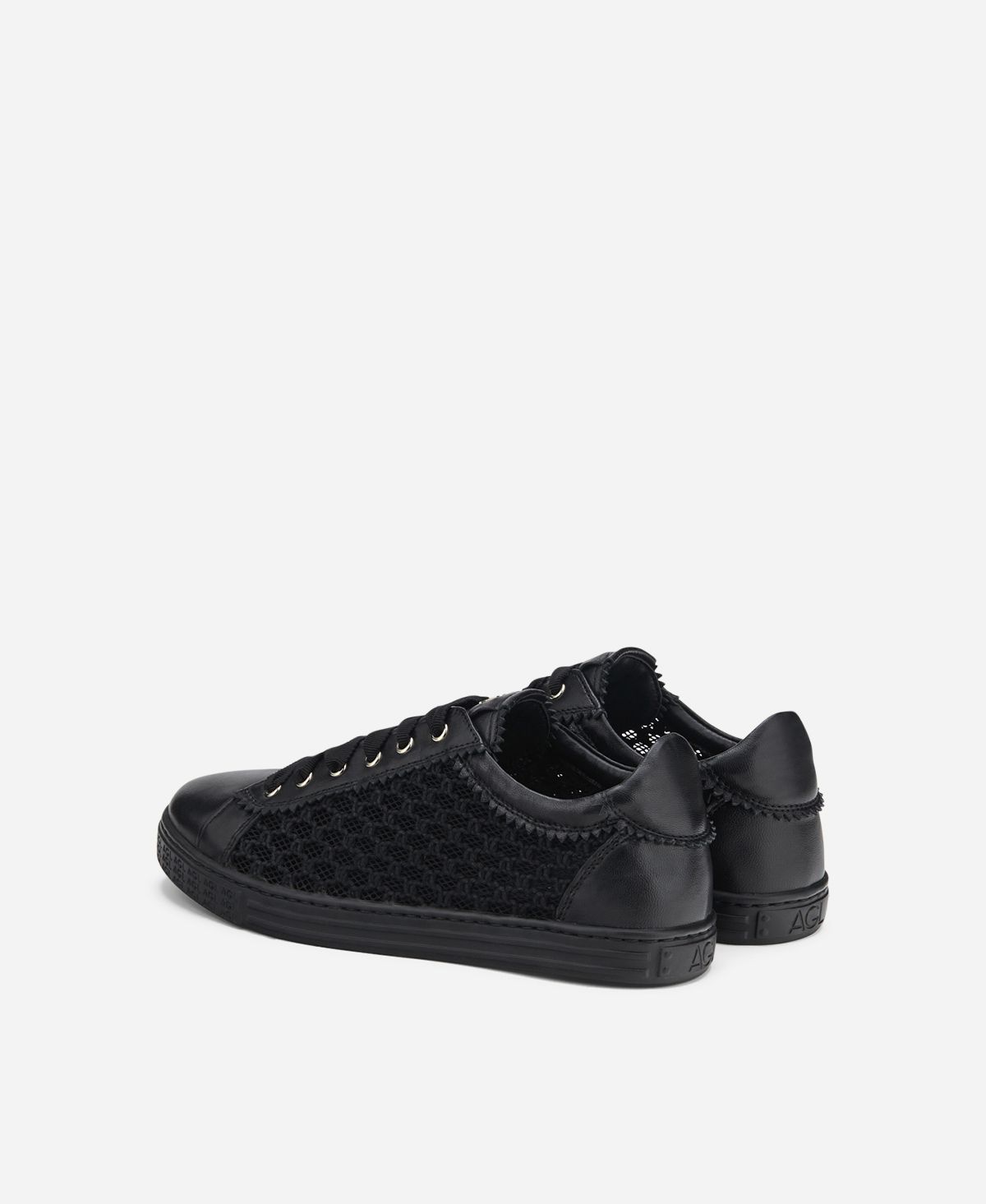 Agl Sneaker con trama Nero Sade Plots Spedizione Gratuita