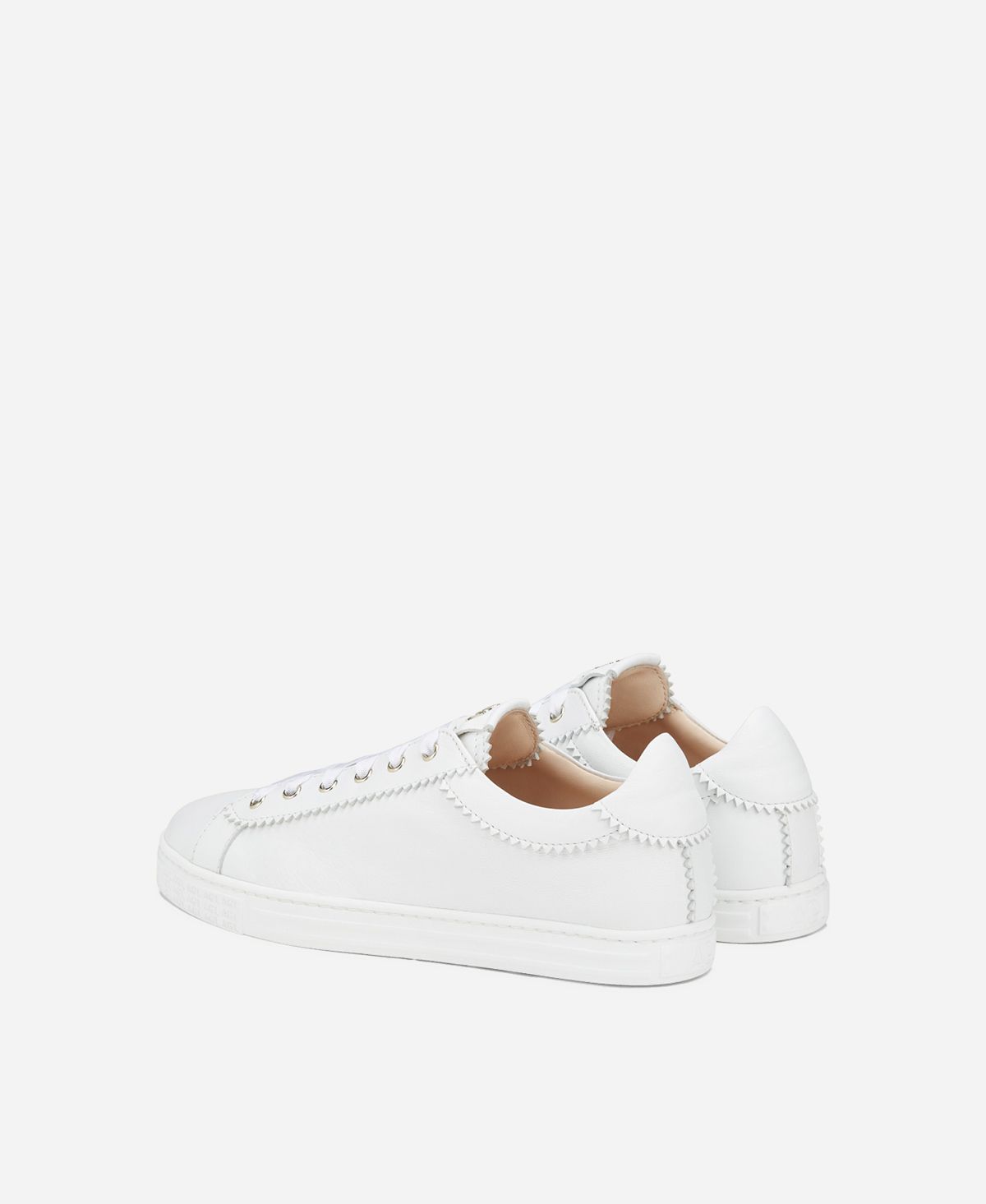 Agl Sneaker in pelle con elastico Bianco Sade Pezzi Unici