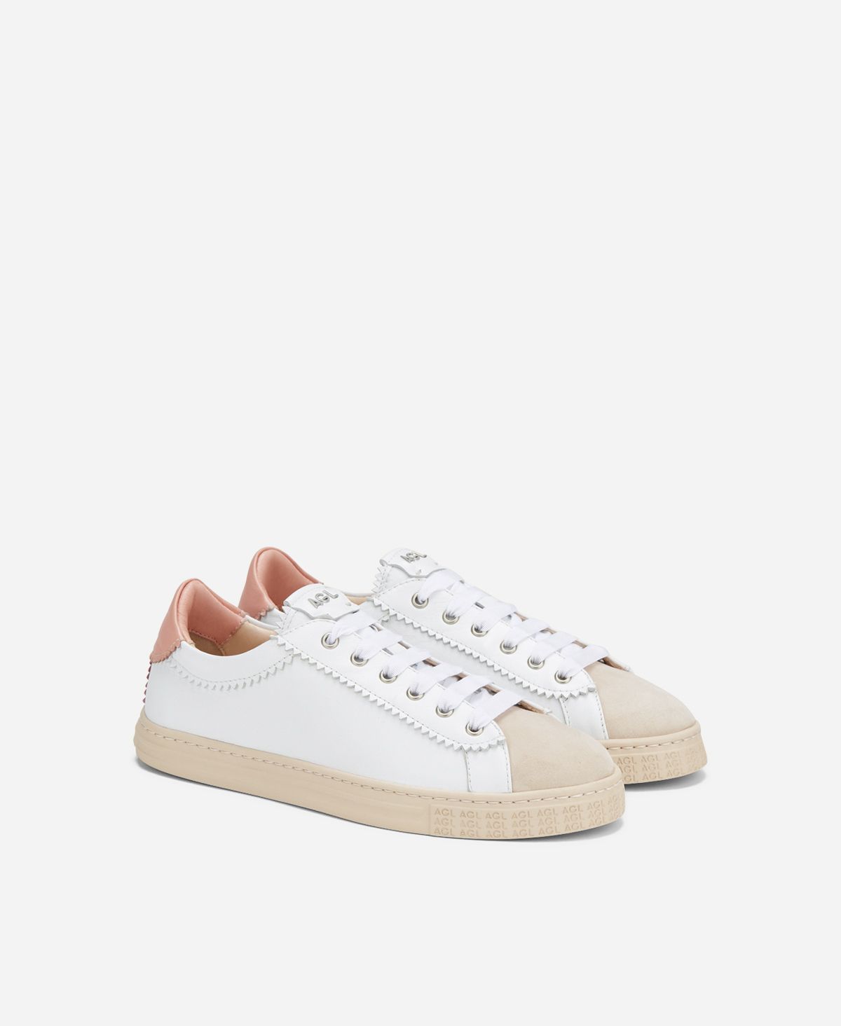 Agl Sneaker in pelle Rosa Sade Soddisfazione Garantita