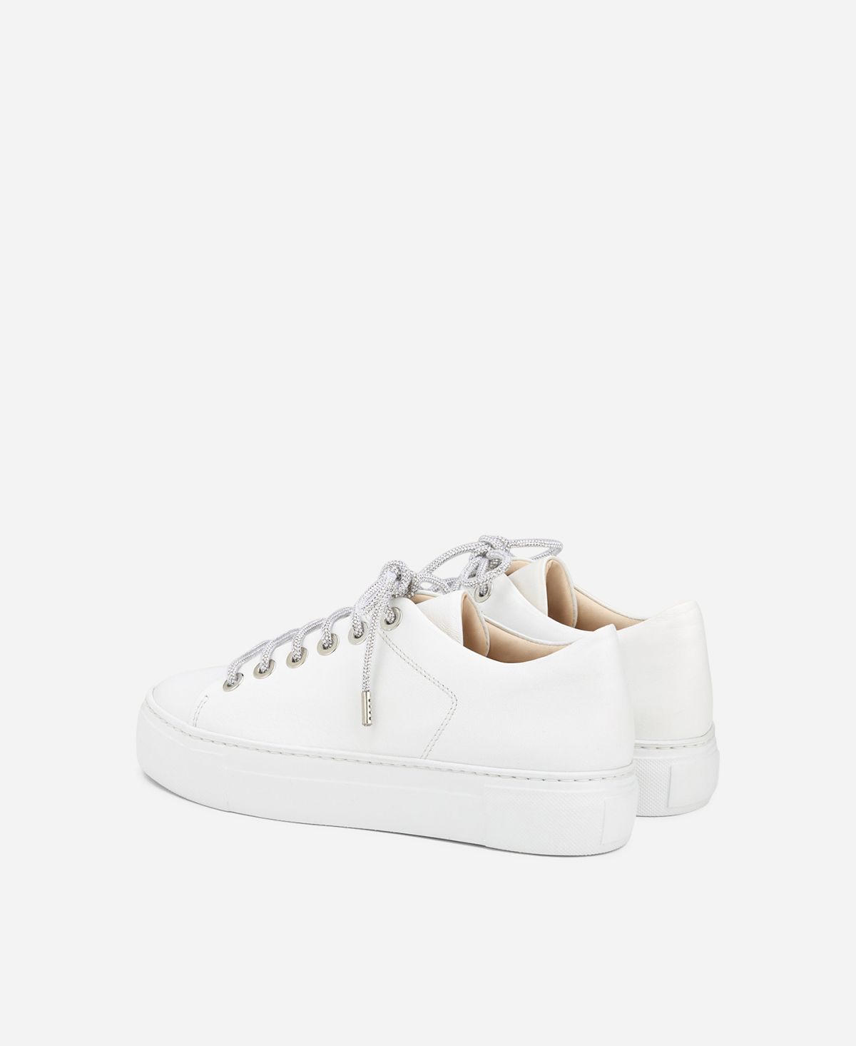 Agl Sneaker con lacci gioiello Bianco Crystal Qualità Garantita