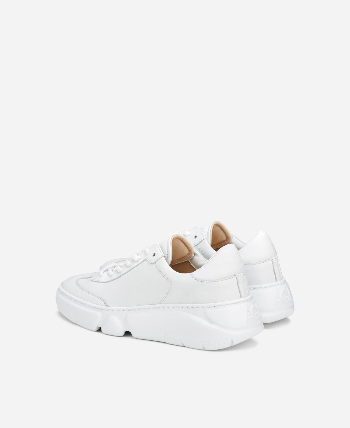 Agl Sneaker in pelle Bianco Emilie Pure Acquista Ora