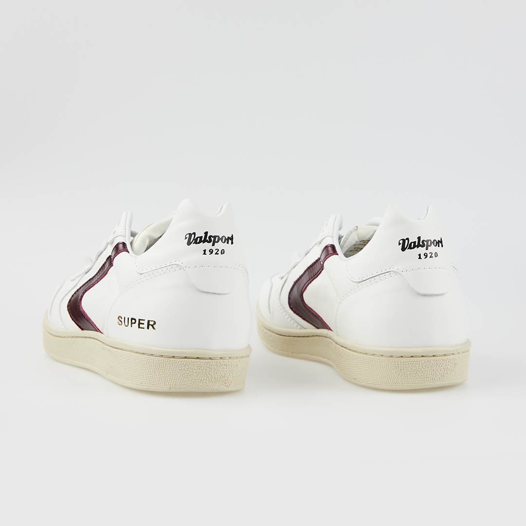 Valsport Super Pelle Bianco Bordeaux Shopping online