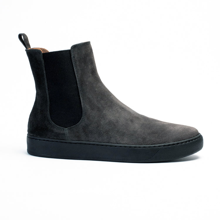 Via Mercanti Arturo Asphalt - Stivaletto alla caviglia Chelsea Beatles per uomo. – VIAMERCANTI Negozi Online
