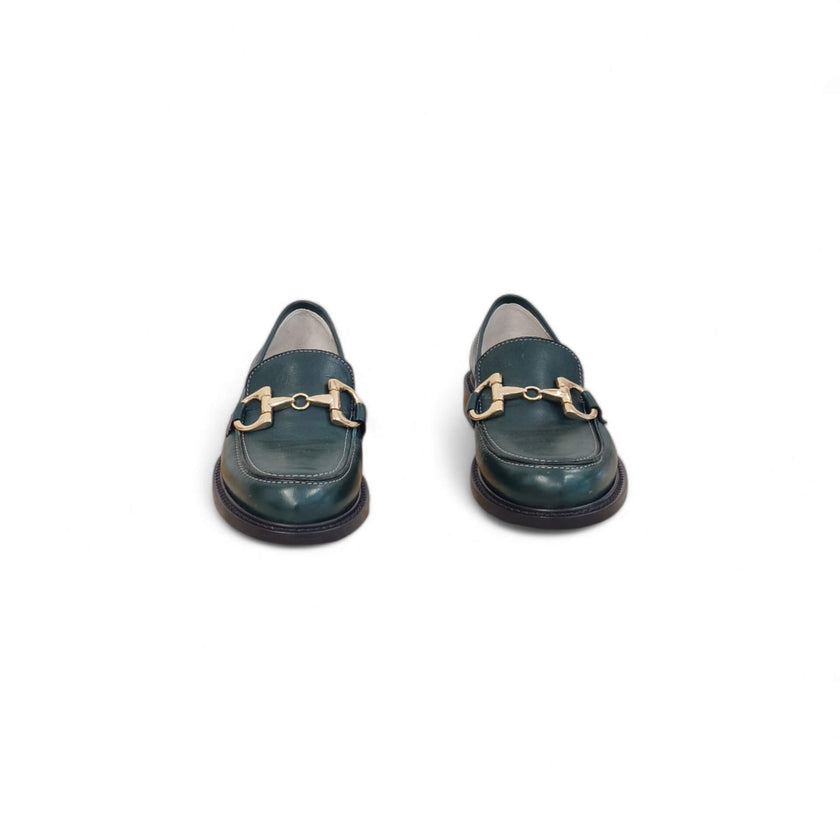 Viola Ricci Gaia - Mocassino nappa glove verde Bestseller