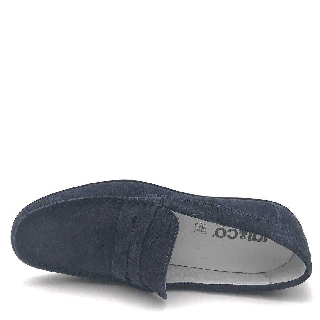 Zulian Calzature Mocassino Luke blu Saldi