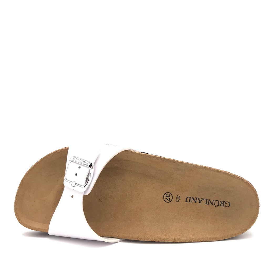 Zulian Calzature Ciabatta Sara fascia bianca 2025