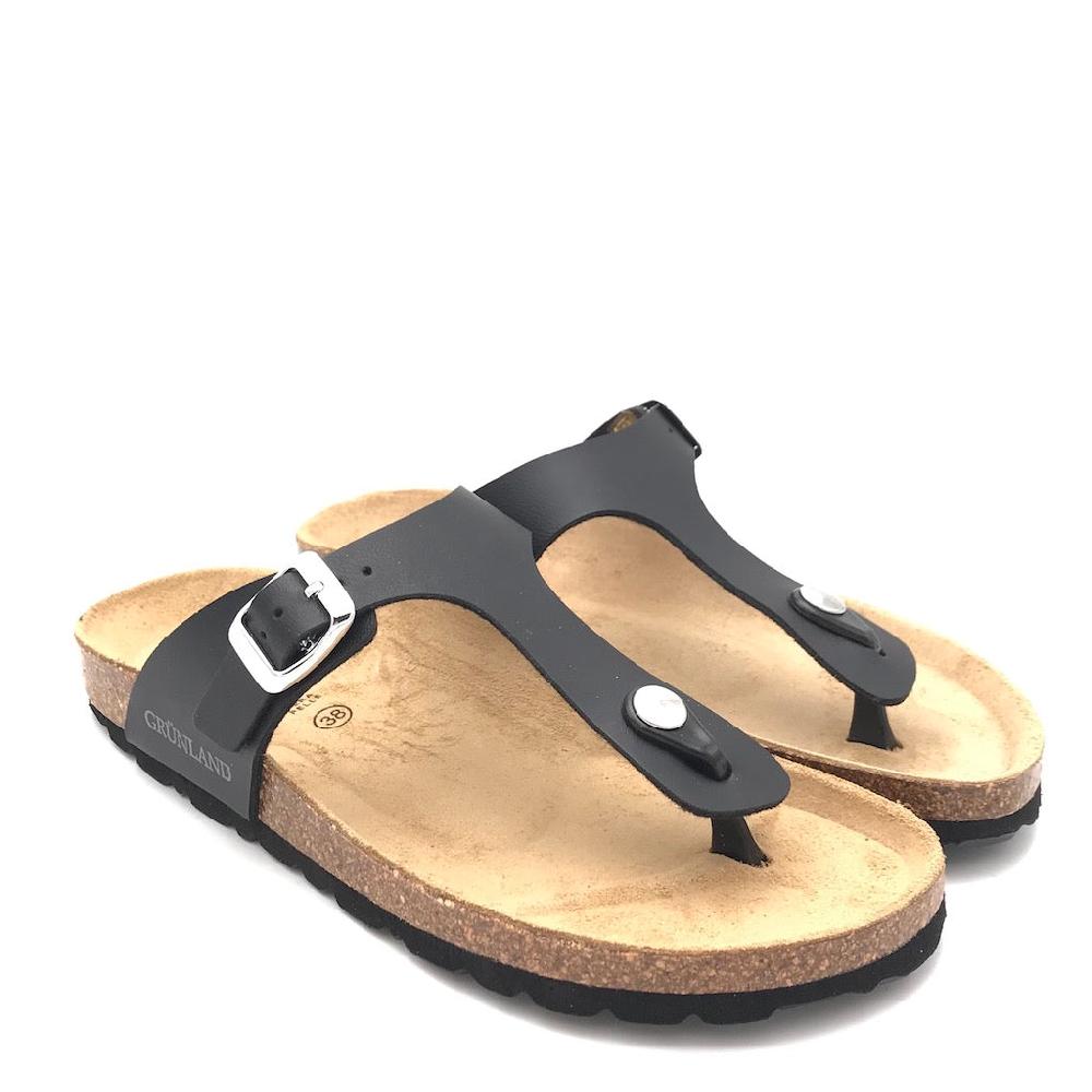 Zulian Calzature Ciabatta Sara infradito nera Italy
