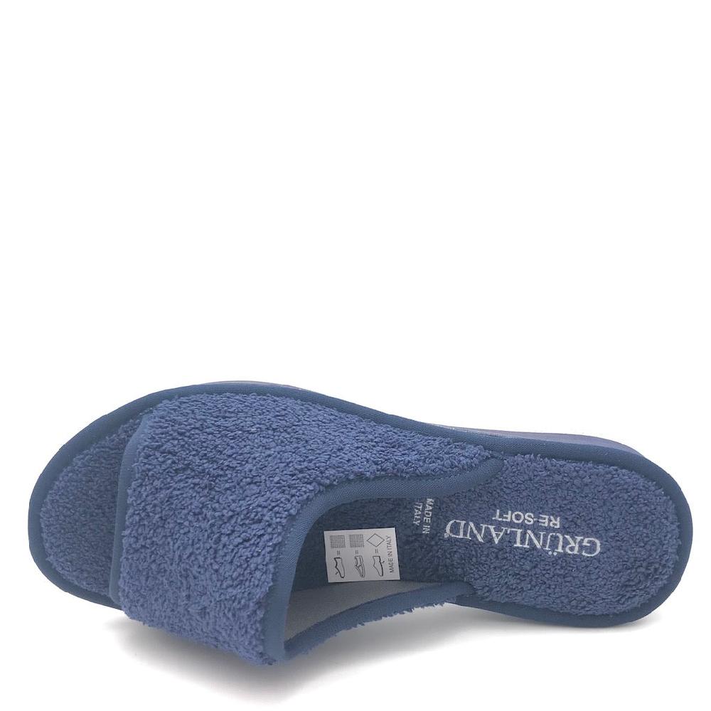 Zulian Calzature Ciabatta Dola spugna blu In Linea
