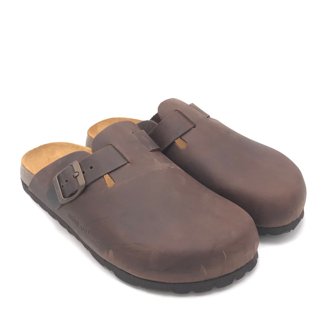 Zulian Calzature Ciabatta chiusa Bobo mogano Prezzo Ridotto