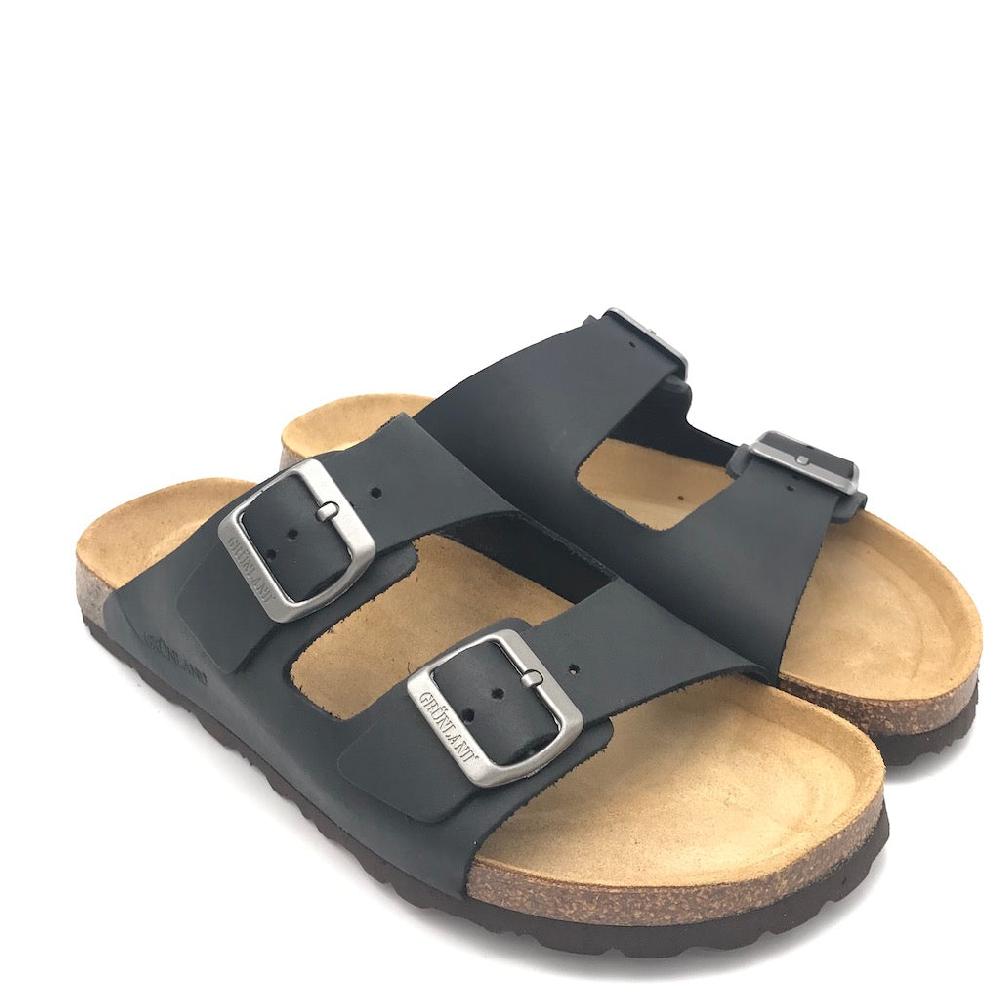 Zulian Calzature Ciabatta Bobo nera Sostegno trimestrale