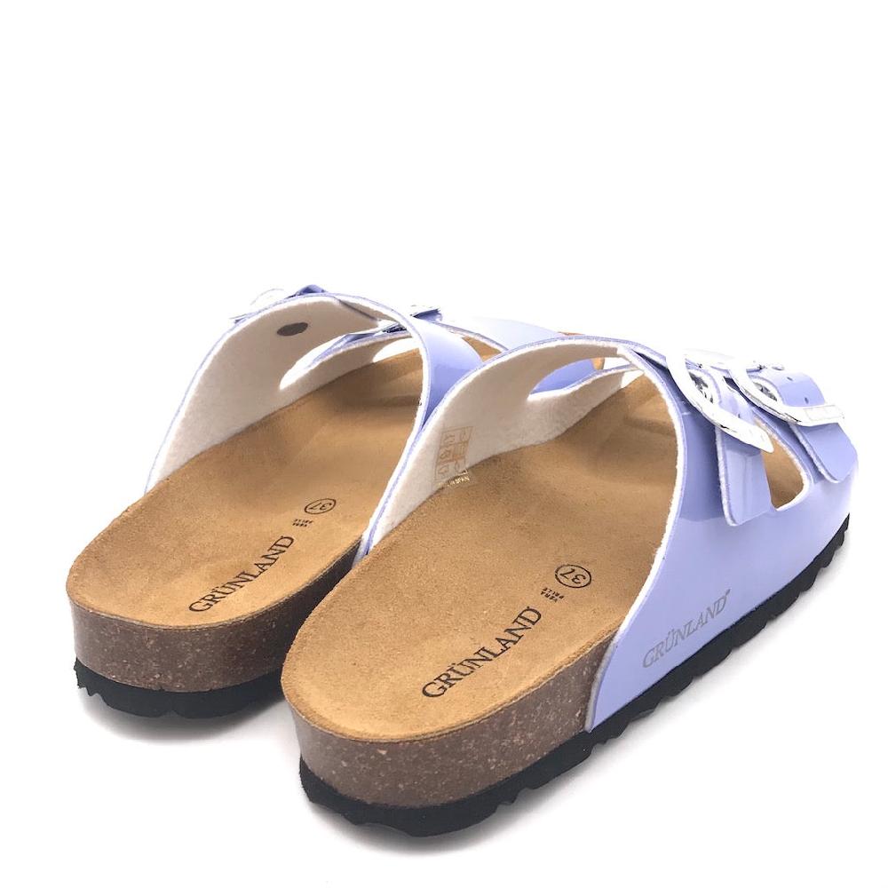 Zulian Calzature Ciabatta Sara doppia fibbia pervinca 50% di sconto per tempo limitato