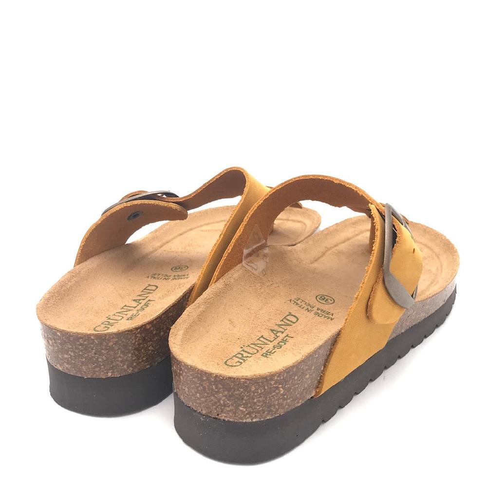 Zulian Calzature Ciabatta Hola infradito ocra Vendite Flash