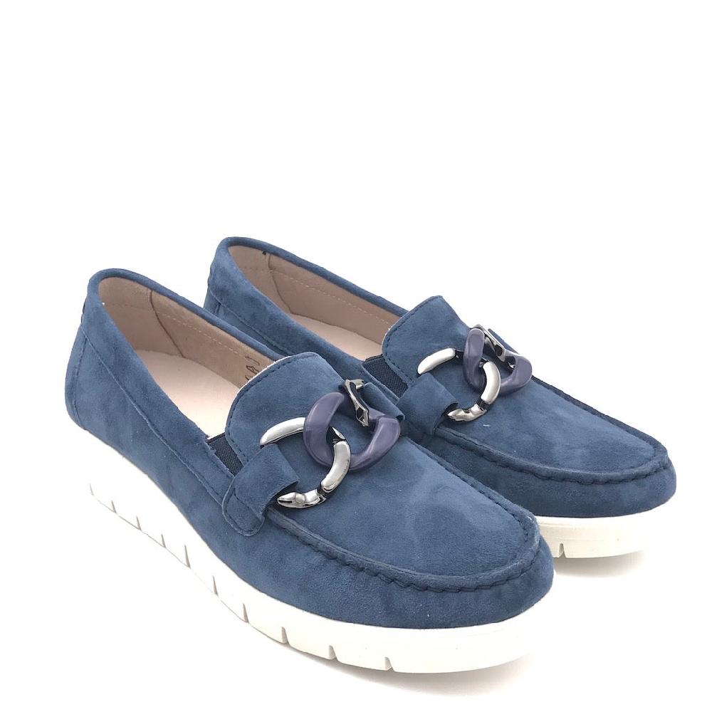 Zulian Calzature Mocassino Tafa blu In Saldo
