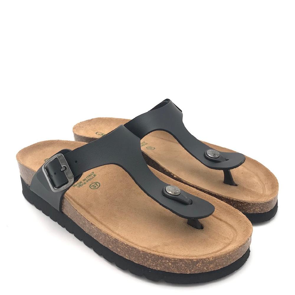 Zulian Calzature Ciabatta Hola infradito nero 2025