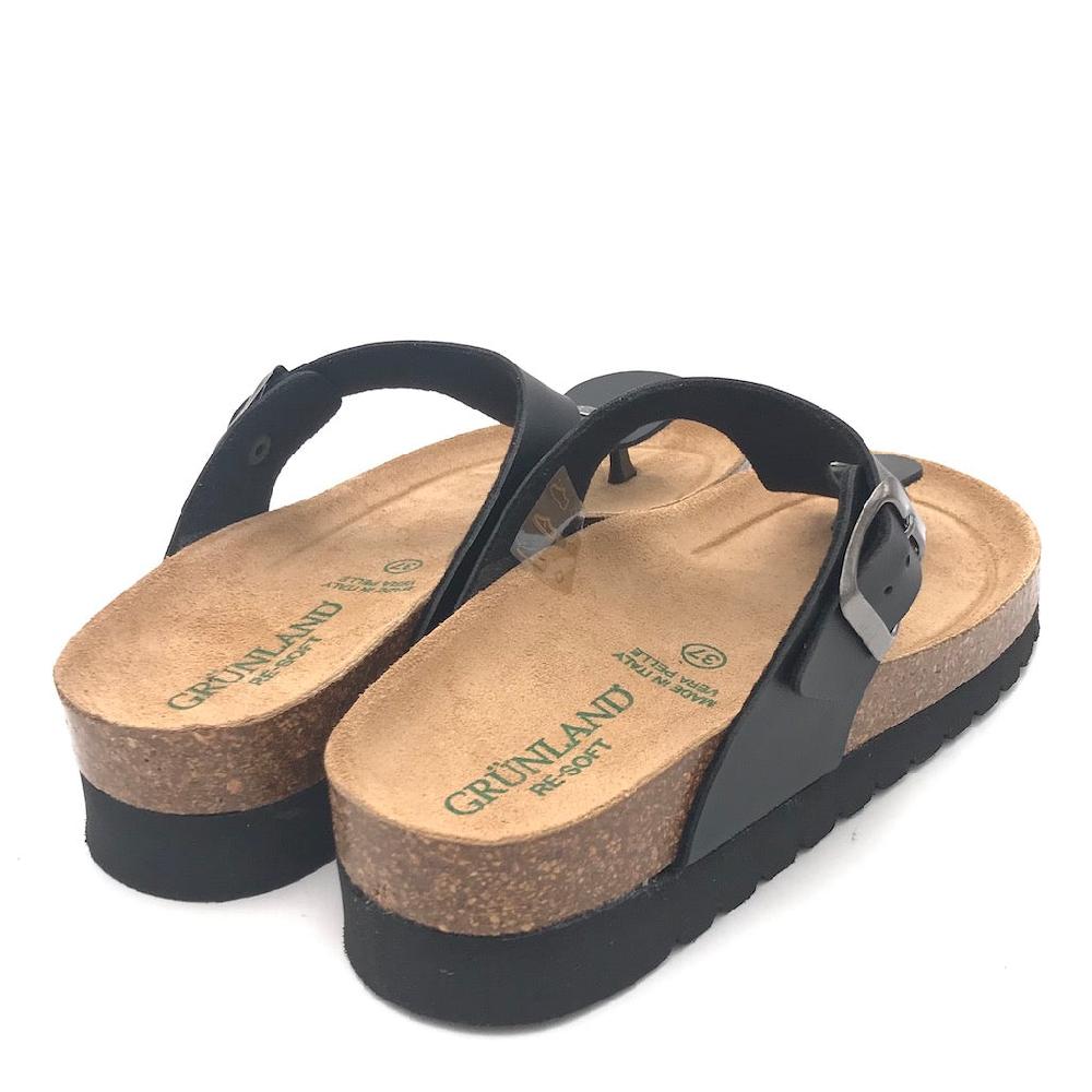 Zulian Calzature Ciabatta Hola infradito nero 2025