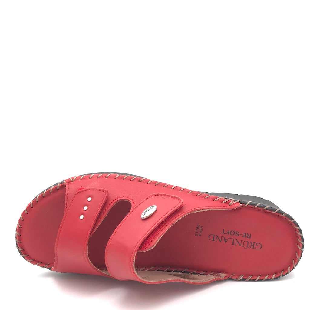 Zulian Calzature Ciabatta Bico rossa Spedizione Gratuita